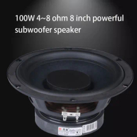60-130W 8 Inch Subwoofer Speaker Home Audio 4~8 Ohm 8 Inch Car Speaker Enthusiast Hifi Car Modification DIY Subwoofer