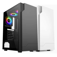 EVESKY X99 dual CPU dual-channelเมนบอร์ดX99เมนบอร์ดคอมพิวเตอร์กรณีคอมพิวเตอร์เดสก์ท็อปกระจกด้านข้างโ