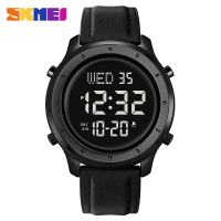 Certified products skmei men watches waterproof military Watch stainless steel digital watch LED ala