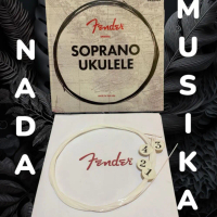 Senar Ukulele Fender Original Clear Nylon Rainbow Nylon Pelangi Asli