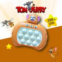 【COD】【2024 NEW】Pop It Push Bubble Game Challenge Fidget Toys Dengan Mesin Game LED Menghilangkan Str