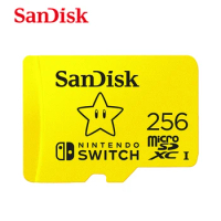 SanDisk micro sd card 128GB Nintendo Switch Authorized 64GB 256GB cartao de memoria tf memory cards for Game Expansion Card