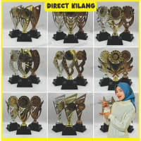 Plastic Trophy Piala Free Design Sticker Medal Hadiah Sukan Award