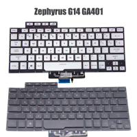 Rus US UK Keyboard for ASUS ROG Zephyrus G14 GA401 GA401U GA401M GA401QM GA401I GA401QC GA401QH GA401QE Backlit