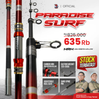 Paradise Surf Joran Pasiran 360CM 390CM 420CM 450CM Carbon Antena Telescopic Kaku Kuat Panjang 3 Met