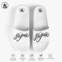sandal slide distro pria dan wanita grafiti 02 trendy dan sporty Karet Shoes