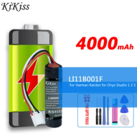 KiKiss High Capacity 4000mAh LI11B001F Battery for Harman Kardon For Onyx Studio 1 2 3 Speaker Loudspeaker