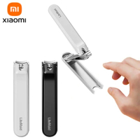 Xiaomi Mijia Stainless Steel Nail Clippers with Magnetic Attraction Anti-splash Cover 360 Degree Rotation Trimmer Nail Tools