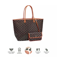 Goyard Saint Louis PM Bag Black & Tan