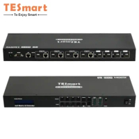 TESmart Video Matriz Matrice Switcher HDMI Extender Matrix 1080P 60Hz 4 in 8 Out 4x8 HDMI Matrix Switch