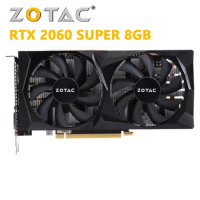 ZOTAC RTX 2060 SUPER-8GD6 Graphics Cards GPU Map For NVIDIA GeForce RTX 20 series RTX2060 SUPER 8GB RTX 2060s 8G Video Card Used