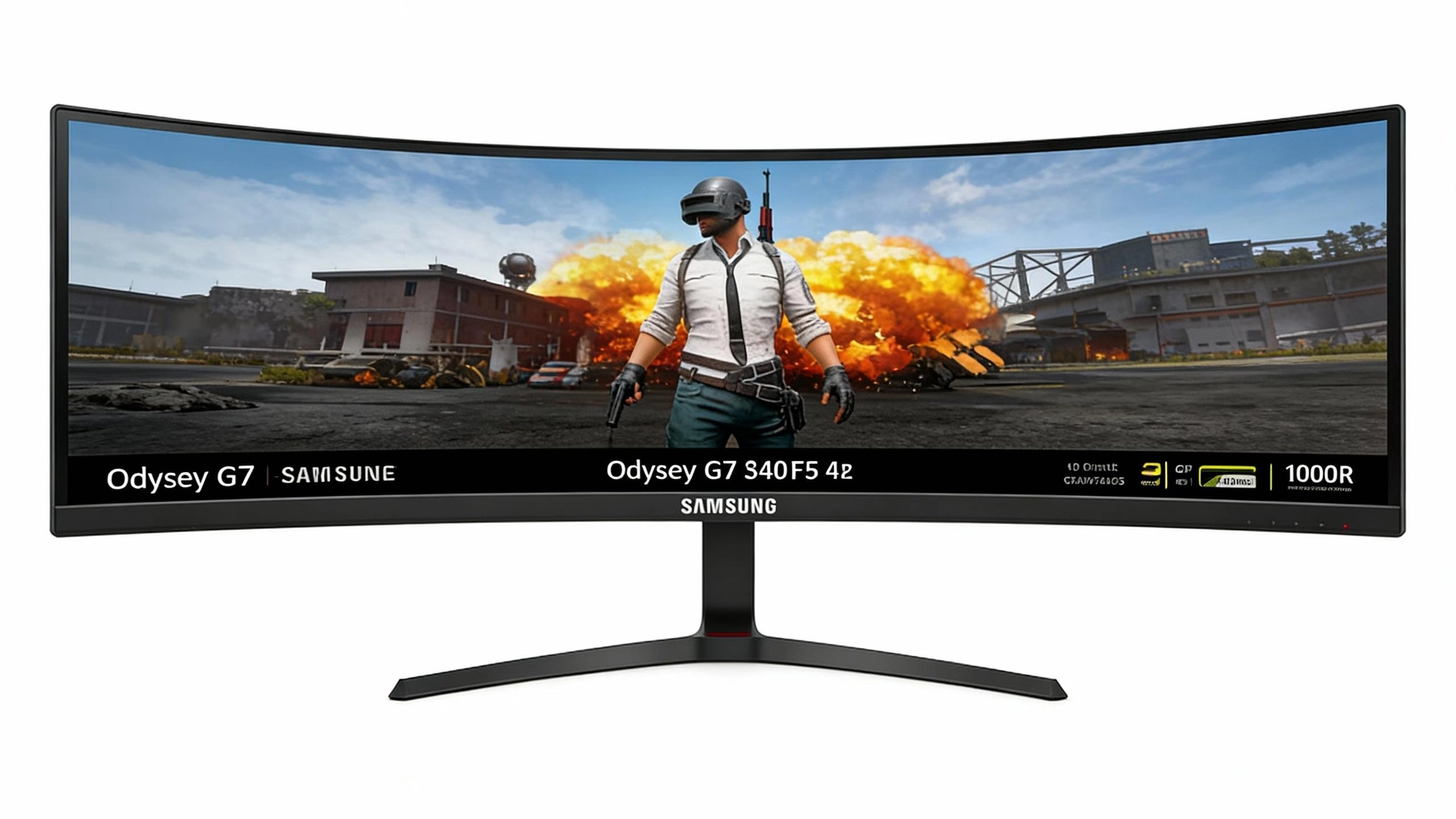 Samsung の 40インチ Odyssey G7 ゲーミングモニター：妥協を伴う