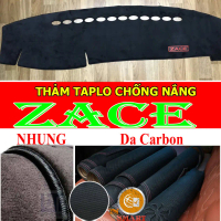 Thảm Phủ Taplo Toyota Zace  Loại 1 Lông Cừu, Carbon  Đế Có Chống Trượt, chuẩn Form xe