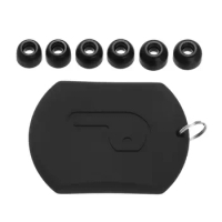 3 Pairs Soft Silicone Earbuds Eartips Protector Cover with Storage Pouch for Sony WF-1000XM4 Bluetooth Earphone Accessories