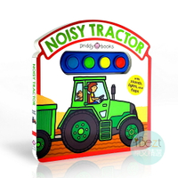 NOISY TRACTOR | 外文 | 有聲書 | 交通工具 | 紅綠燈 | 交通安全 | 按鍵 | 玩具 | 音效