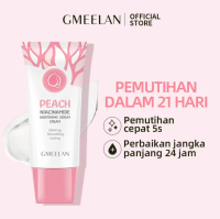 GMEELAN Peach Niacinamide Whitening Serum Cream Memutihkan Kulit 50g Mencerahkan Melembutkan Wajah P