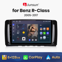 Junsun V1 Wireless CarPlay Android Auto Radio For Mercedes Benz R-Class W251 R300 R280 R320 2005-2017 4G Car GPS 2din autoradio