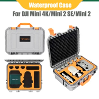 WaterProof Case For DJI Mini 4K/Mini 2 SE Drone Suitcase Explosionproof Box Storage Bag Protective Box for DJI Mini 2 Accessory