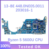 448.0NE05.0011 203016-1 With Ryzen 5 5600U CPU High Quality Mainboard For HP Pavilion AERO 13-BE Laptop Motherboard 100% Test OK