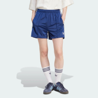 【adidas 愛迪達】短褲 女款 運動褲 三葉草 FIREBIRD SHORT 藍 IP2958