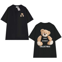 Áo thun unisex form rộng T14 tay lỡ in hình cá tính FPLUS