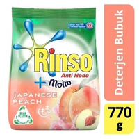 Rinso molto japanese peach deterjen bubuk 770 gram
