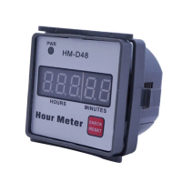 เครื่องวัดชั่วโมงดิจิตอล, ตัวจับเวลา AC 220V, สำหรับเครื่องวัดชั่วโมงรถแทรกเตอร์ฟาร์ม, ช่วงเวลา: 0-9