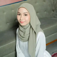Lozy Hijab - Nala Voal Square New Material (Hijab Segi Empat Segiempat Bahan Voal Premium) Matcha Ne