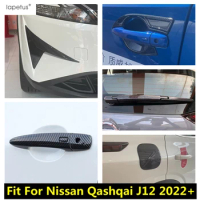 Window Wiper / Front Fog Light Lamp Eyebrow / Handle Bowl / Fuel Tank Cover Trim Accessories For Nissan Qashqai J12 2022 - 2024