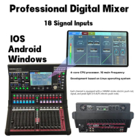 ShennDareM16 Professional Digital Mixer Audio DJ Recording 18 Channel Console Mixing Audio Sound System Soundtable Stage