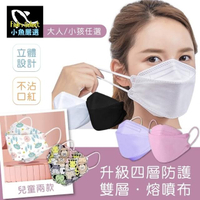【小魚嚴選】韓國KF94雙層融噴布四層防護口罩(10入/包*2包)
