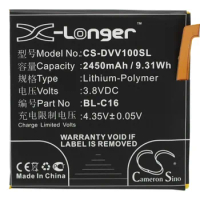 CS 2450mAh / 9.31Wh battery for DOOV V1 BL-C16