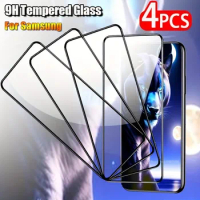 4Pcs Full Cover Screen Protector For Samsung Galaxy A14 5G A13 5G Samsung Galaxy A23 A03 A03S A52S 5G A52 5G A72 A32 5G A12 A71