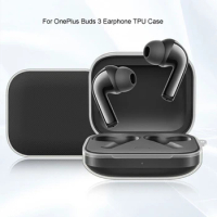 Clear TPU Case For Oneplus Buds 3 Wireless Bluetooth-Compatible Earphone Protective Cover Shockproof Protections Sleeve