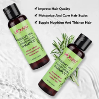 MOKERU 100ml Rosemary Mint Shampoo Deep Cleansing Strengthening Soft Damage Hair Treatment for Women