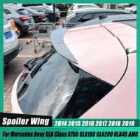 For Mercedes Benz GLA Class X156 GLA180 GLA200 GLA45 AMG 2014-2019 Car Rear Trunk Roof Spoiler Wing Body Kits Accessories