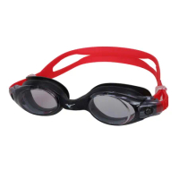 MIZUNO SWIM 泳鏡-抗UV 防霧 蛙鏡 游泳 台灣製 黑紅白