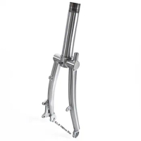 titanium suspension fork 16 ,folding bike disc brake front fork assembly