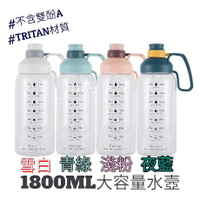 登山旅行必備⚡️米森-HOUSUXI大容量 水瓶1800ml/四色任選