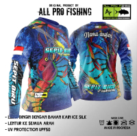 Jersey mancing udang galah bisa tambah nama dan logo Cepat Kering Nyaman Uniseks Pria Wanita Sport