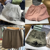Side Slit Sport Straight Shorts Women Summer Clothes 2024 Cotton Trending Short Pants Girls 2000s Y2K Vintage Sweatshorts Skort