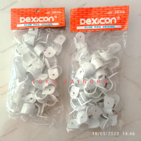 klem clamps pipa paralon kabel 5/8 ⅝ putih