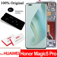 6.73" Original OLED Display For Huawei Magic 5 Pro LCD PGT-AN10 Touch Screen Assembly Repair Parts For Honor Magic5 Pro Display