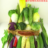 仿真蔬菜模型假生菜葉西蘭花包菜水果裝飾道具玩具果蔬早教兒童