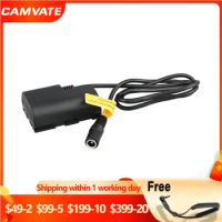 CAMVATE Canon DR-E6 DC Coupler Dummy Battery With Adapter Cable Directly Powering For Canon EOS 5D Mark II, EOS 7D,EOS 60D New