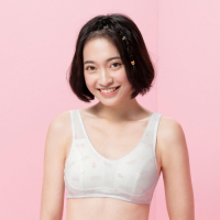 嬪婷-學生系列-冰牛奶纖維 AA70-85少女內衣(浪漫綠) 成長II階段