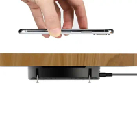 30Millimeter Long Distance Under Table 10W Qi Fast Charging For Iphone 11 For Starbuck Invisible Wireless Charger