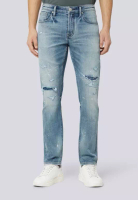 Chevignon 男裝直筒V57 Kaihara淺色靛藍牛仔褲