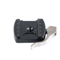 Fittest 50mm Lever-Release Clamp Arca-Swiss RRS Compatible Fit Benro Leofoto Quick Flip-Lock Tripod Monopod Ballhead Mount Gear