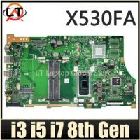 X530FN Laptop Motherboard For ASUS X530FA X530F S5300F S530F Mainboard With CPU I3 I5 I7 8th Gen MAIN BOARD